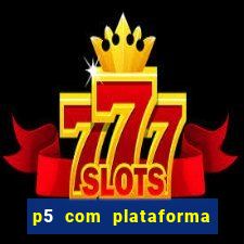 p5 com plataforma de jogos